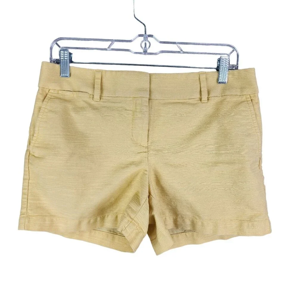 Women's Yellow Ann Taylor LOFT Shorts 4